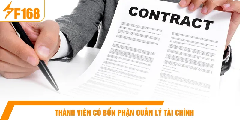 Thành viên có bổn phận quản lý tài chính